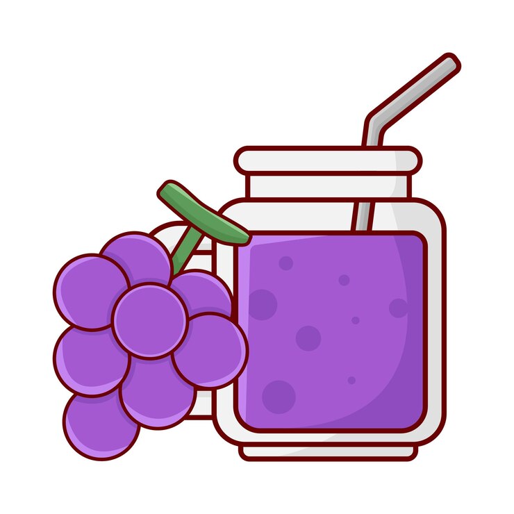 Vector illustration of juice
