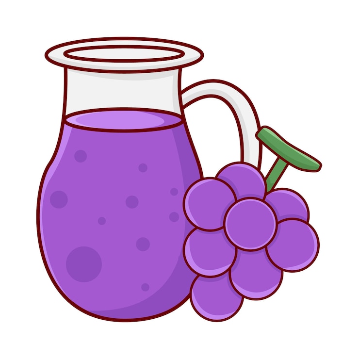 Vector illustration of juice