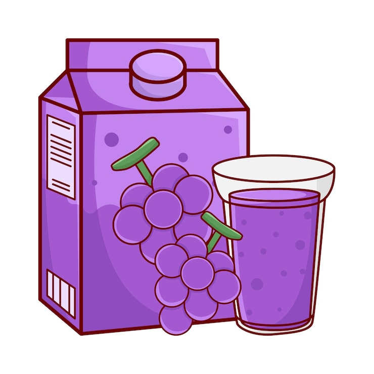 Vector illustration of juice