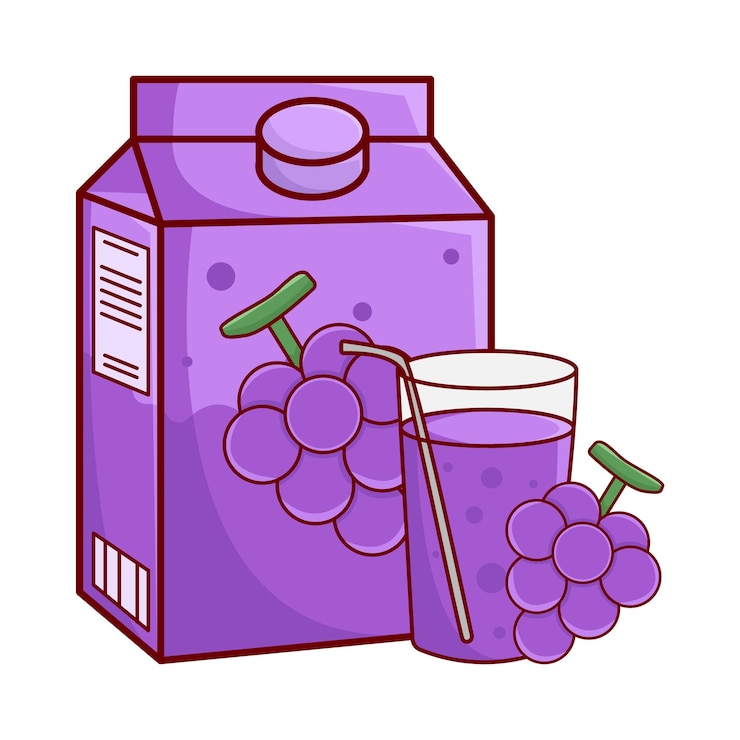 Vector illustration of juice