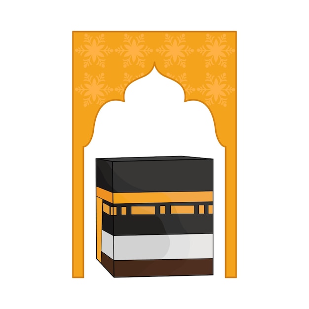 Vector illustration of kabah