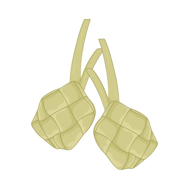 Illustration of ketupat