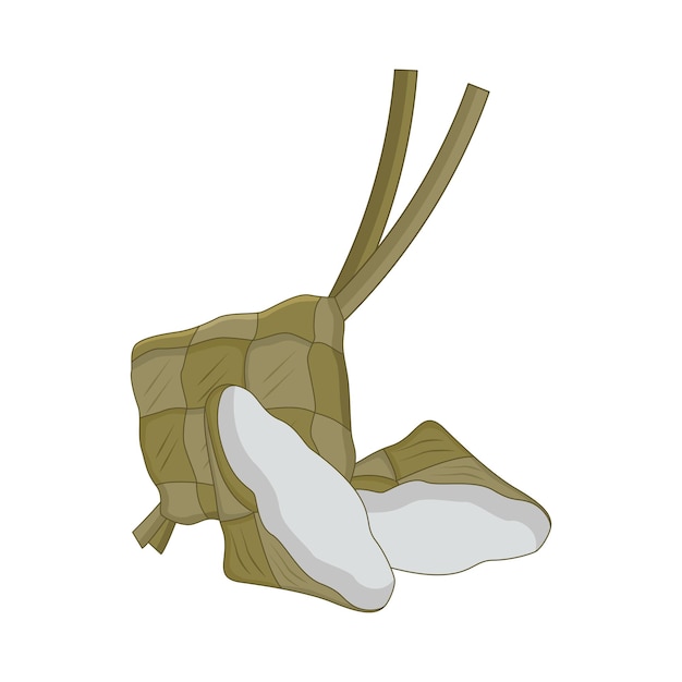 Illustration of ketupat