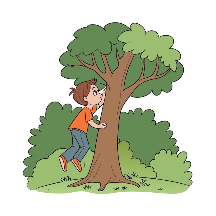 Vector illustration of kids enjoying or working activities