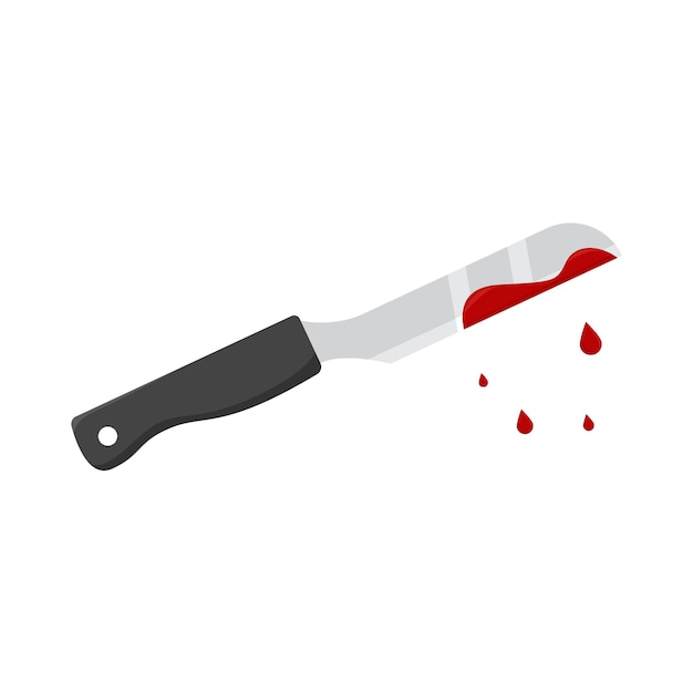 Vector illustration of knife