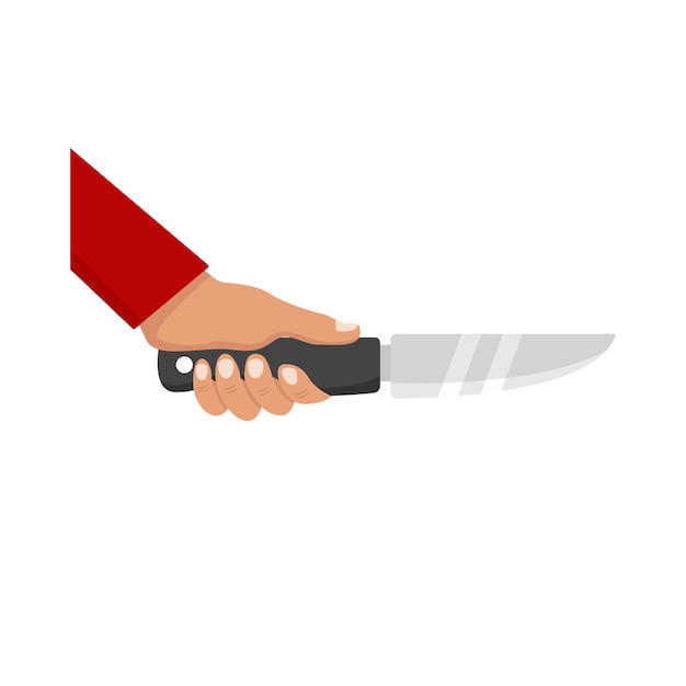 Vector illustration of knife