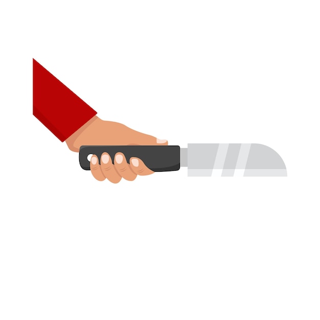 Vector illustration of knife