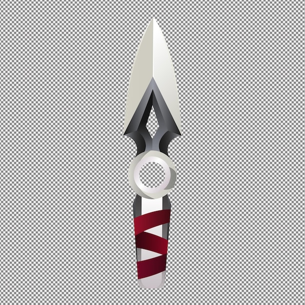 Vector illustration kunai ninja