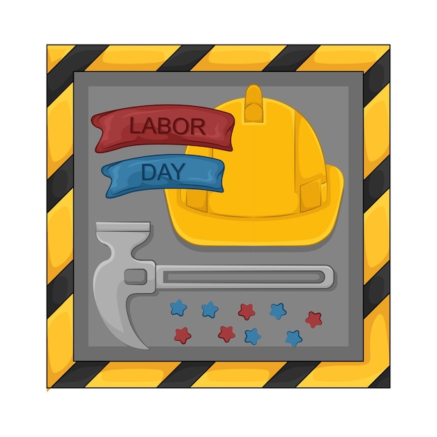 Illustration of labor day