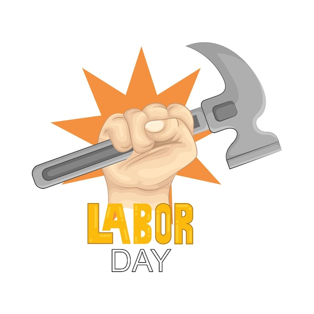 Illustration of labor day