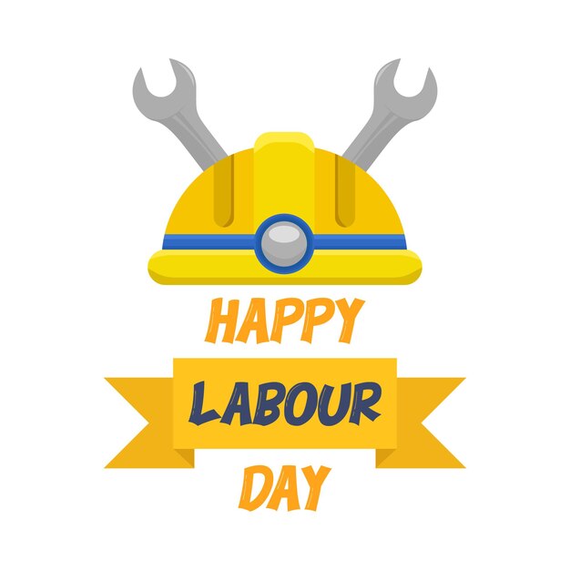 Vector illustration of labor day