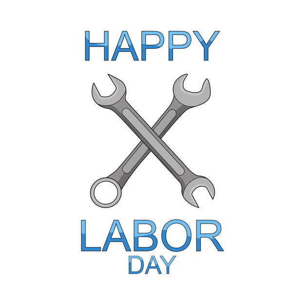 Vector illustration of labor day