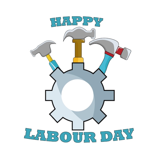 Vector illustration of labour day