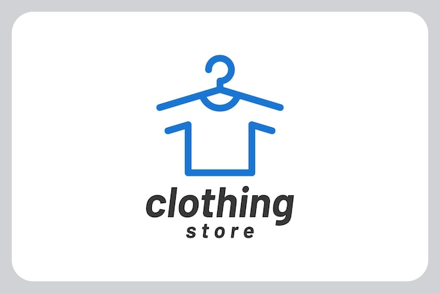 Illustration laundry Clothing Store logo design vector design