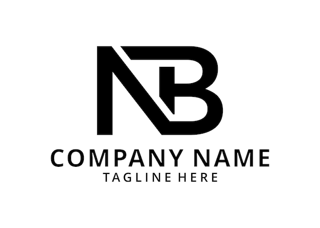 Illustration Letter NB logo - Minimal Business Logo