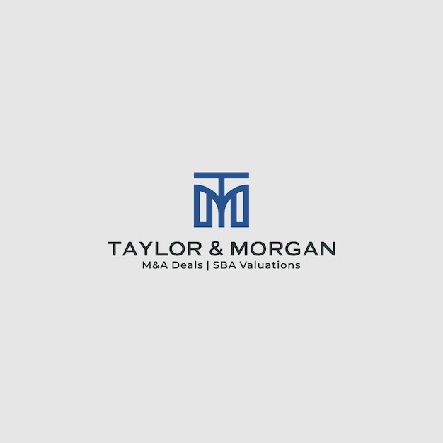 Illustration letter tm modern logo icon design vector