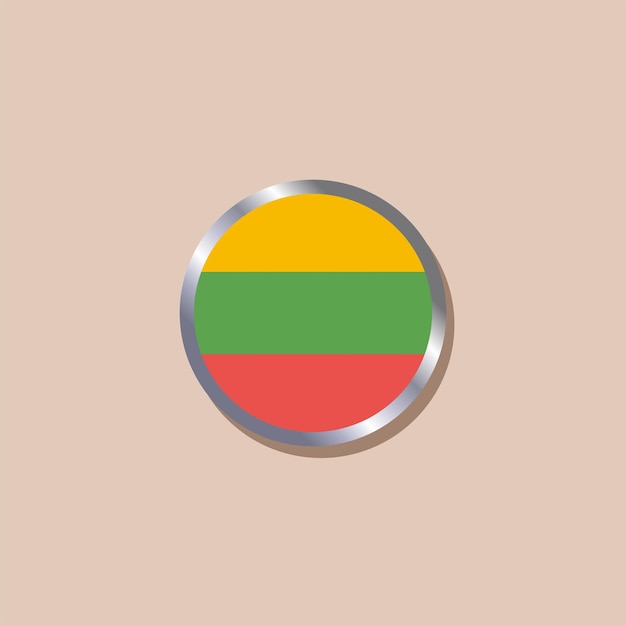 리투아니아 국기 템플릿의 그림