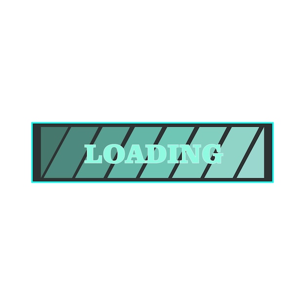 Vector illustration of loading