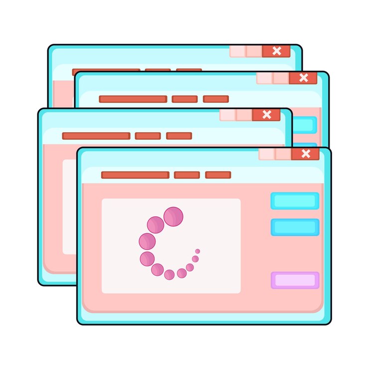 Vector illustration of loading