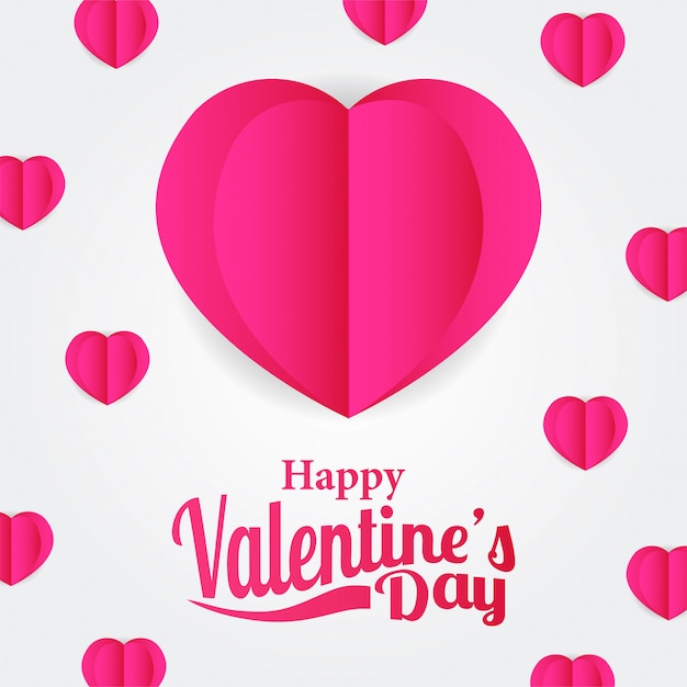 Vector illustration love romance valentine's day banner template