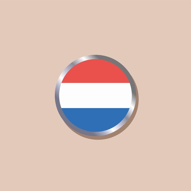 Иллюстрация шаблона флага Люксембурга
