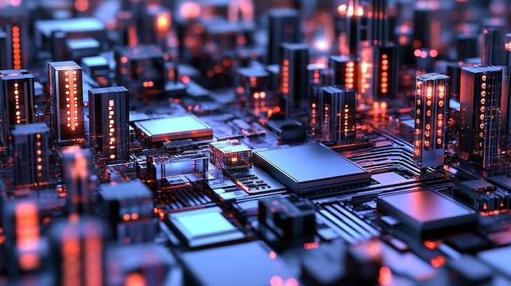 Vector illustration of a machine learning process featuring artificial intelligence deep data mining and machine learning as components of modern computer technology concepts portrayed in a 3d rendering