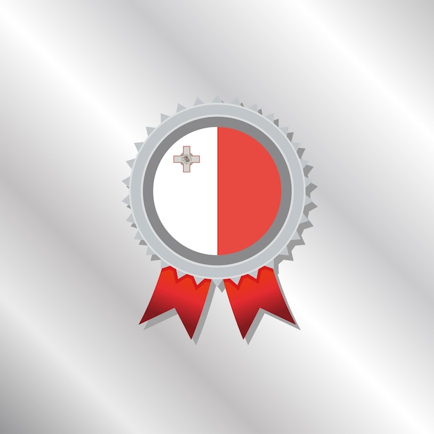 Illustration of Malta flag Template