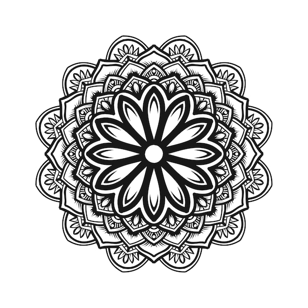 Illustration  of mandala art