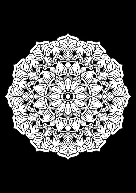 Illustration of mandala 