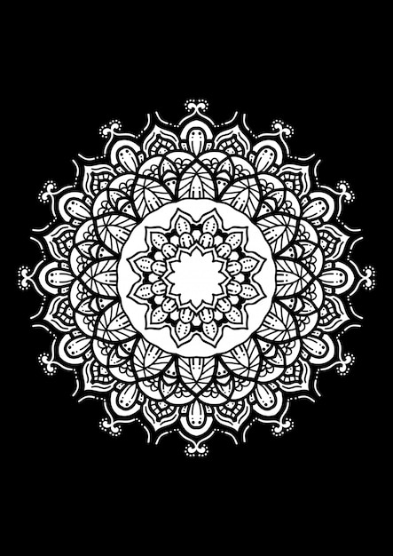 Illustration of mandala 