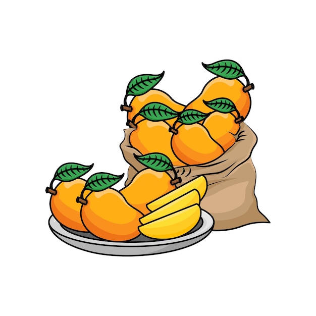 Иллюстрация манго