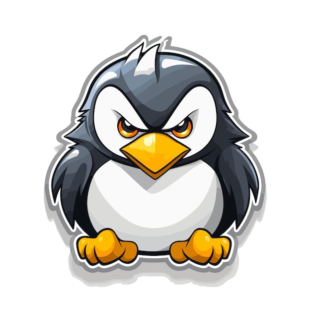 Illustration mascot logo Penguin