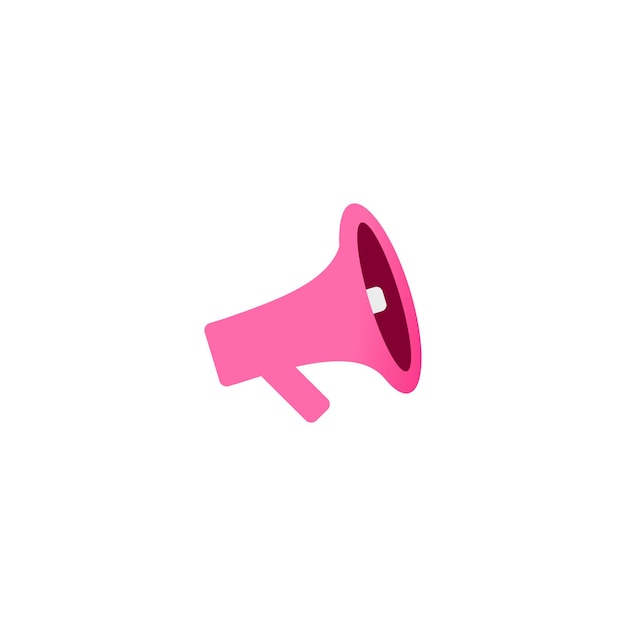 Illustration of a megaphone making fast new announcement bullhorn drawing giving important rapid notice horn speaker sketch producing rapid promotion