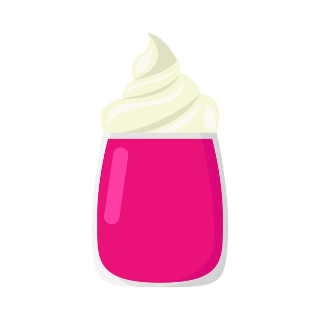 Illustration of milkshake