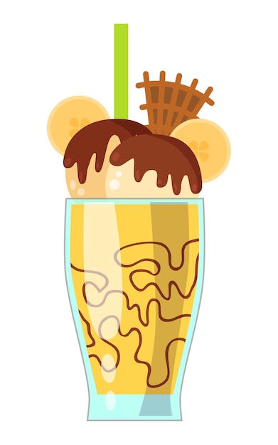 Illustration of milkshake