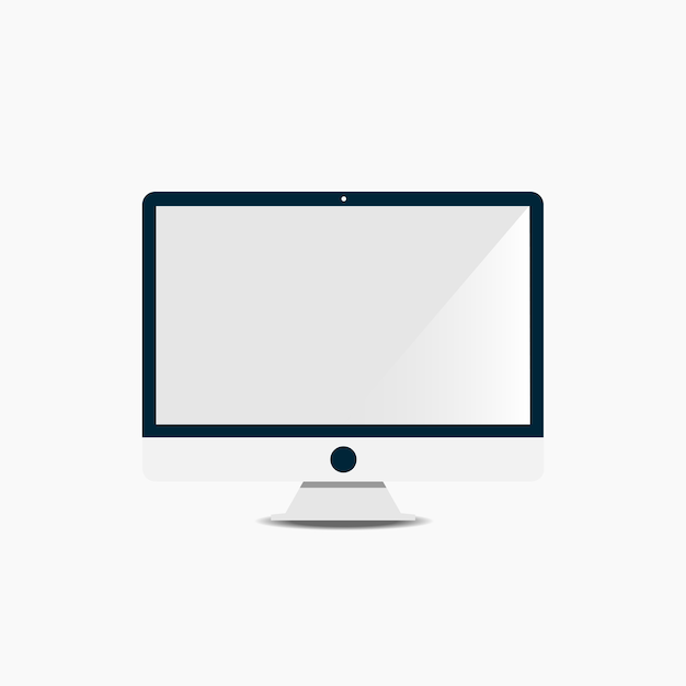 Vector illustration modern computer icon