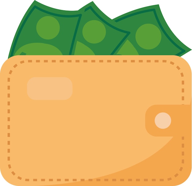 Illustration of money bag