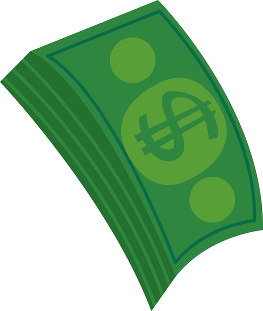 Vector illustration of money bag