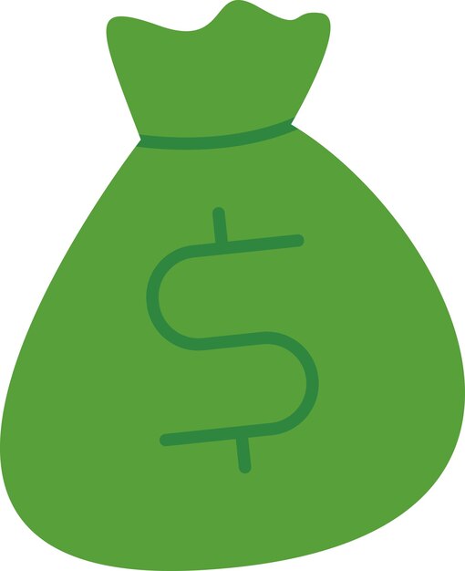 Illustration of money bag