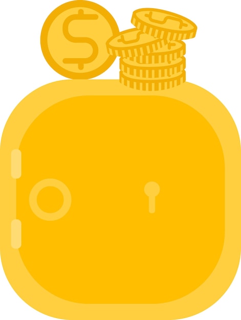 Illustration of money bag