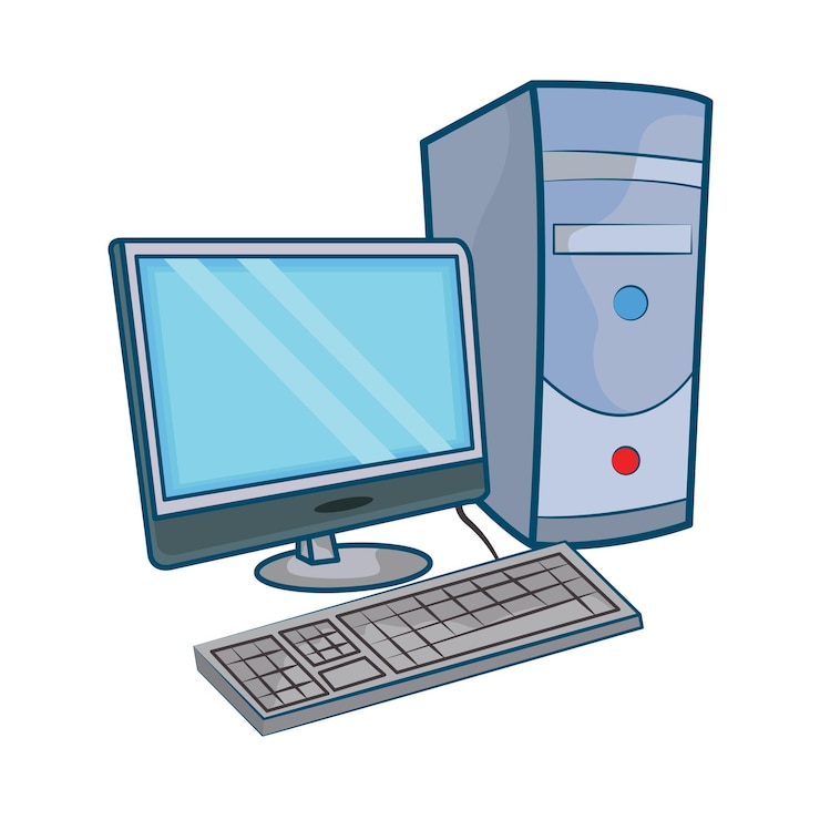 Vector モニターのイラスト