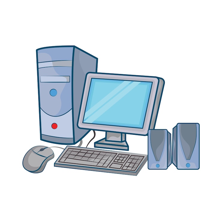 Vector モニターのイラスト