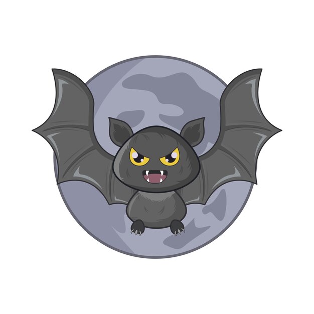 Illustration of moon bat