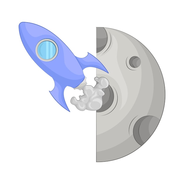 Vector illustration of moon