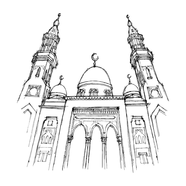иллюстрация мечети
