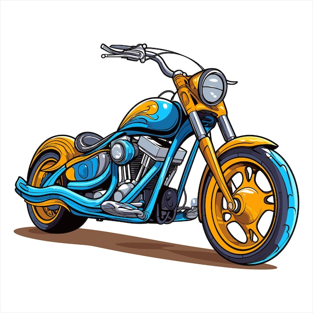 Illustration of motorcycle vector