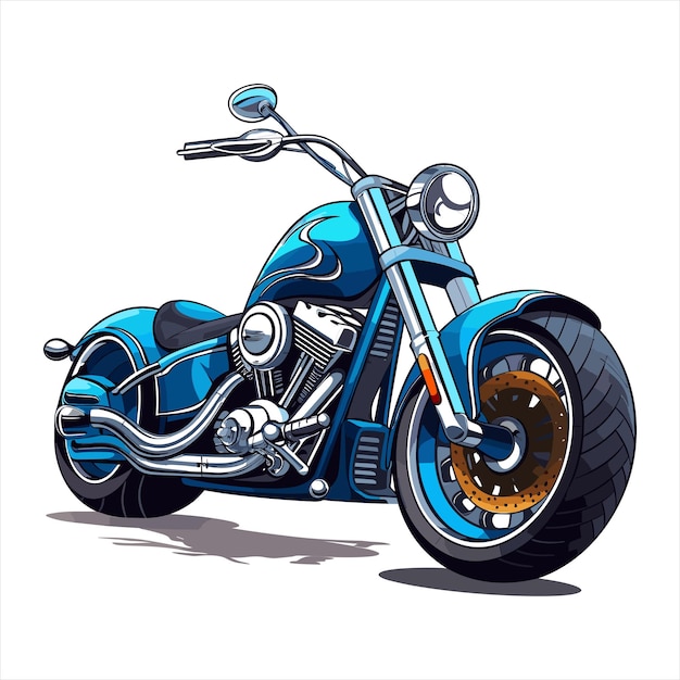 Illustration of motorcycle vector