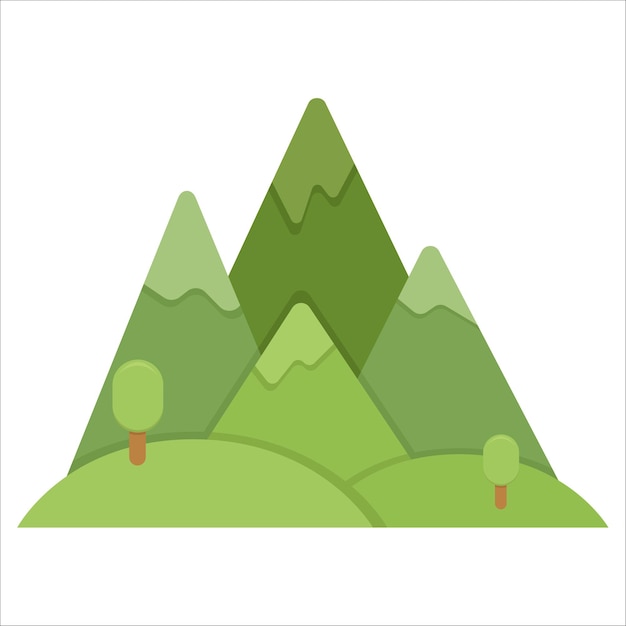 Vector illustration of mountain
