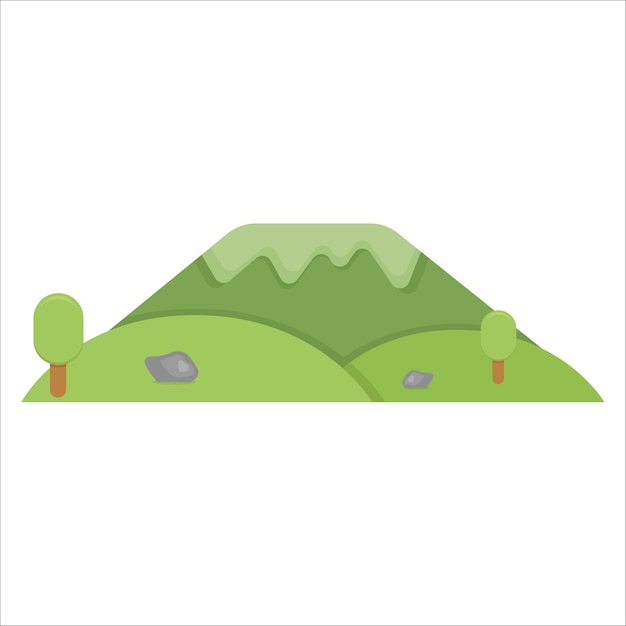 Vector illustration of mountain