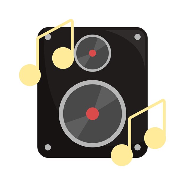 Vector illustration of music